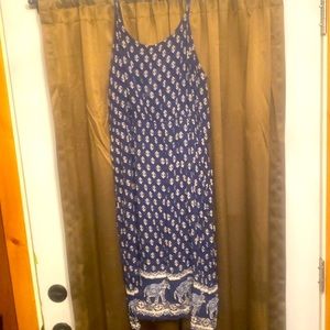 Cute print midi dress